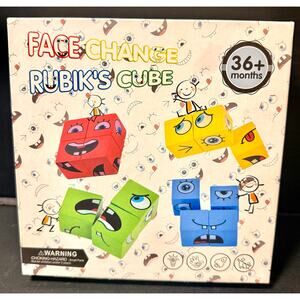 Face Change Rubik's Cube Face-Changing Cube Game or Expression Puzzle Blocks